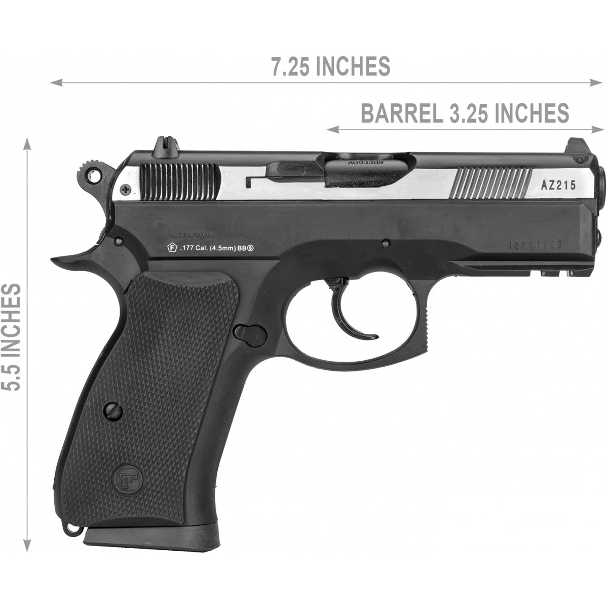 ASG 16200 CZ75D MD DUAL TONE GNB 4.5MM - Guards On Duty Shop