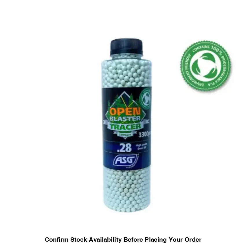 ASG 19408 Blaster Tracer Airsoft BBs 0.25g 3300ct Green - Guards On Duty Shop