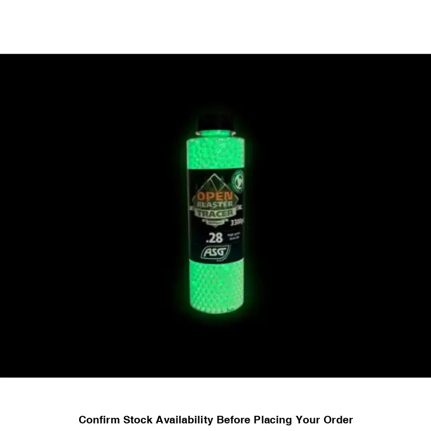 ASG 19408 Blaster Tracer Airsoft BBs 0.25g 3300ct Green - Guards On Duty Shop