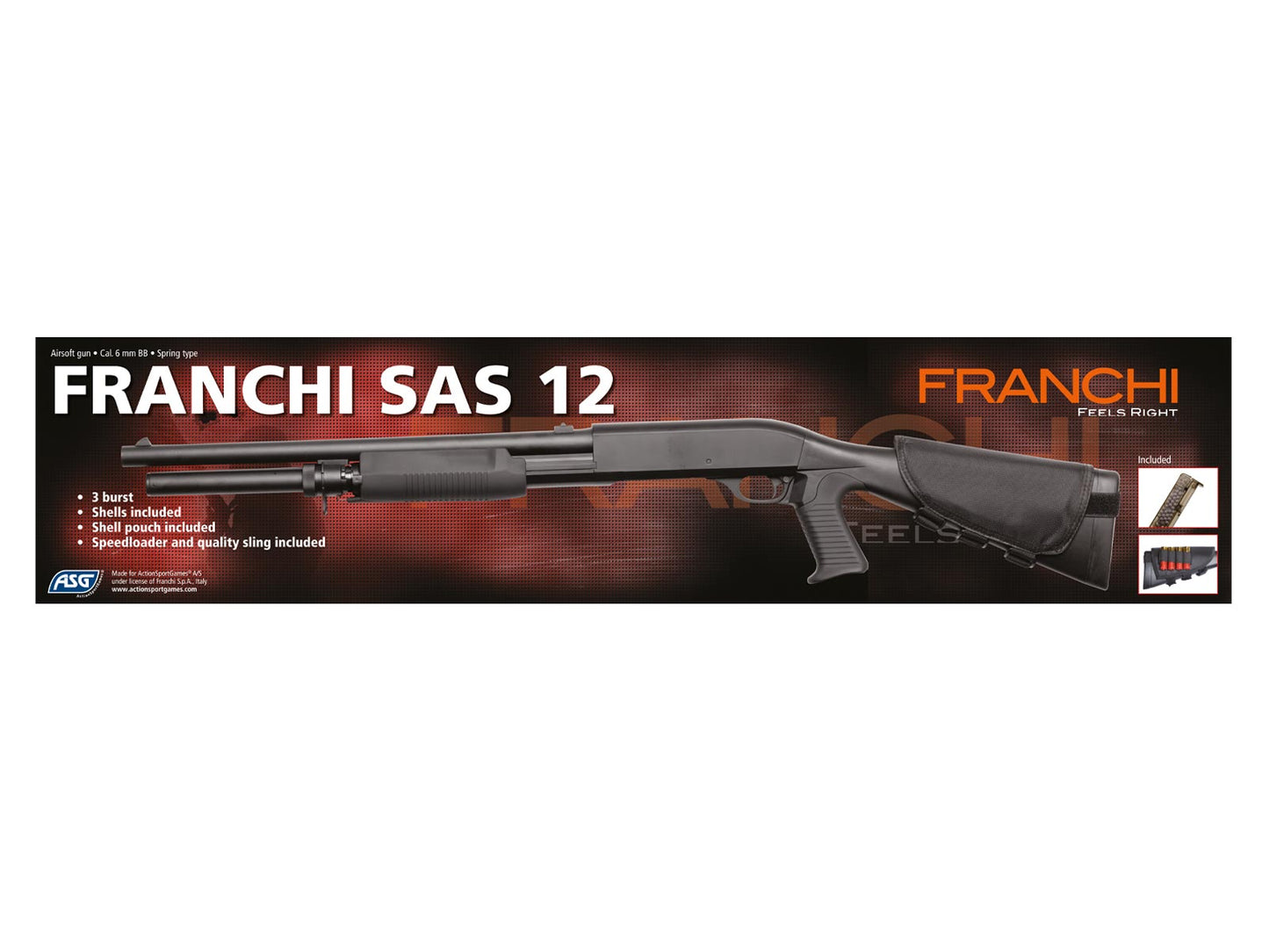 ASG FRANCHI SAS SHOTGUN 12 3-BURST - ASG 16061 - Guards On Duty Shop