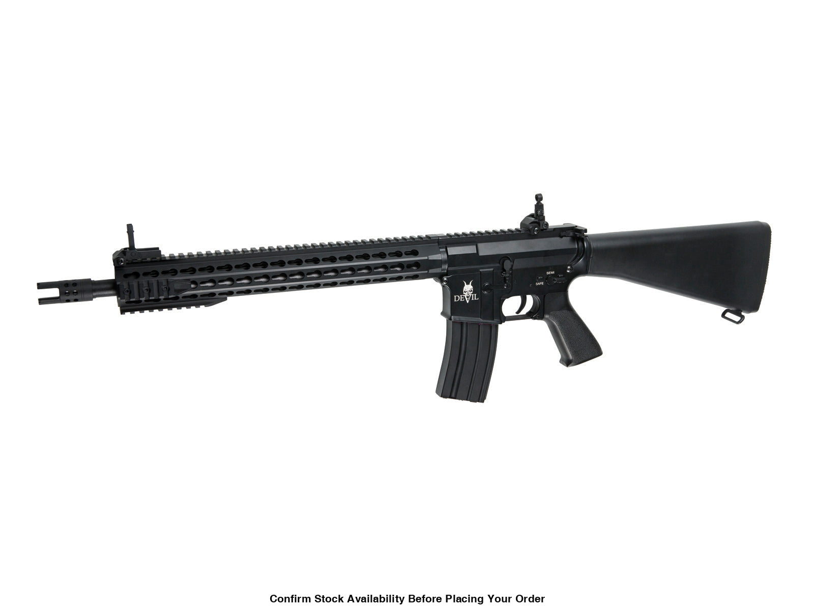 ASG PL M15 DEVIL SPR 14.5 INCHES KEYMOD AIRSOFT RIFLE-18355 - Guards On Duty Shop