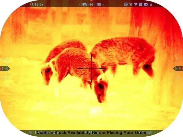 ATN Mars 5 XD LRF Thermal Rifle Scope Guards On Duty Security