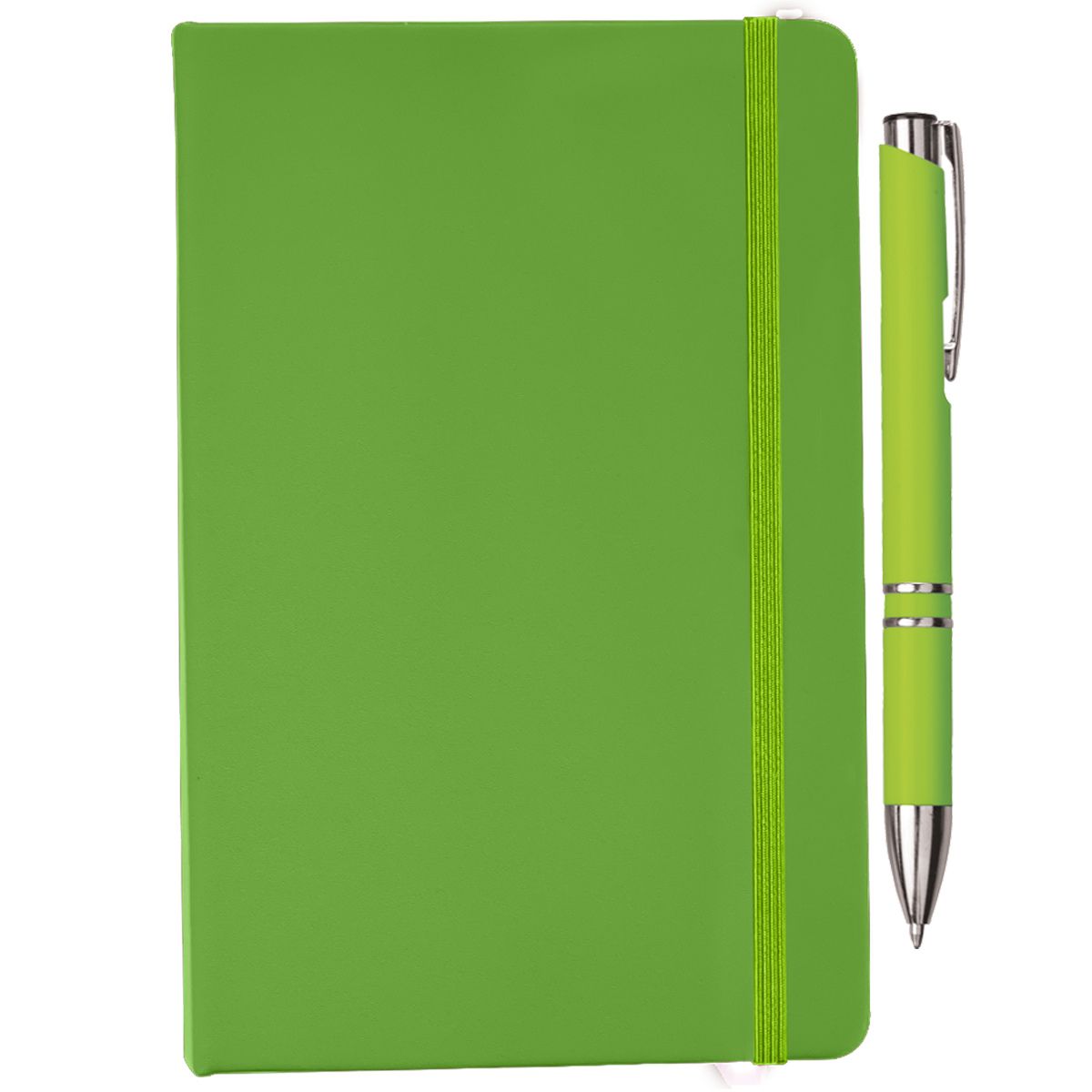 Line & Point Notebook & Pen Set - Lime