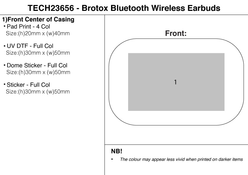 Brotox Bluetooth Wireless Earbuds