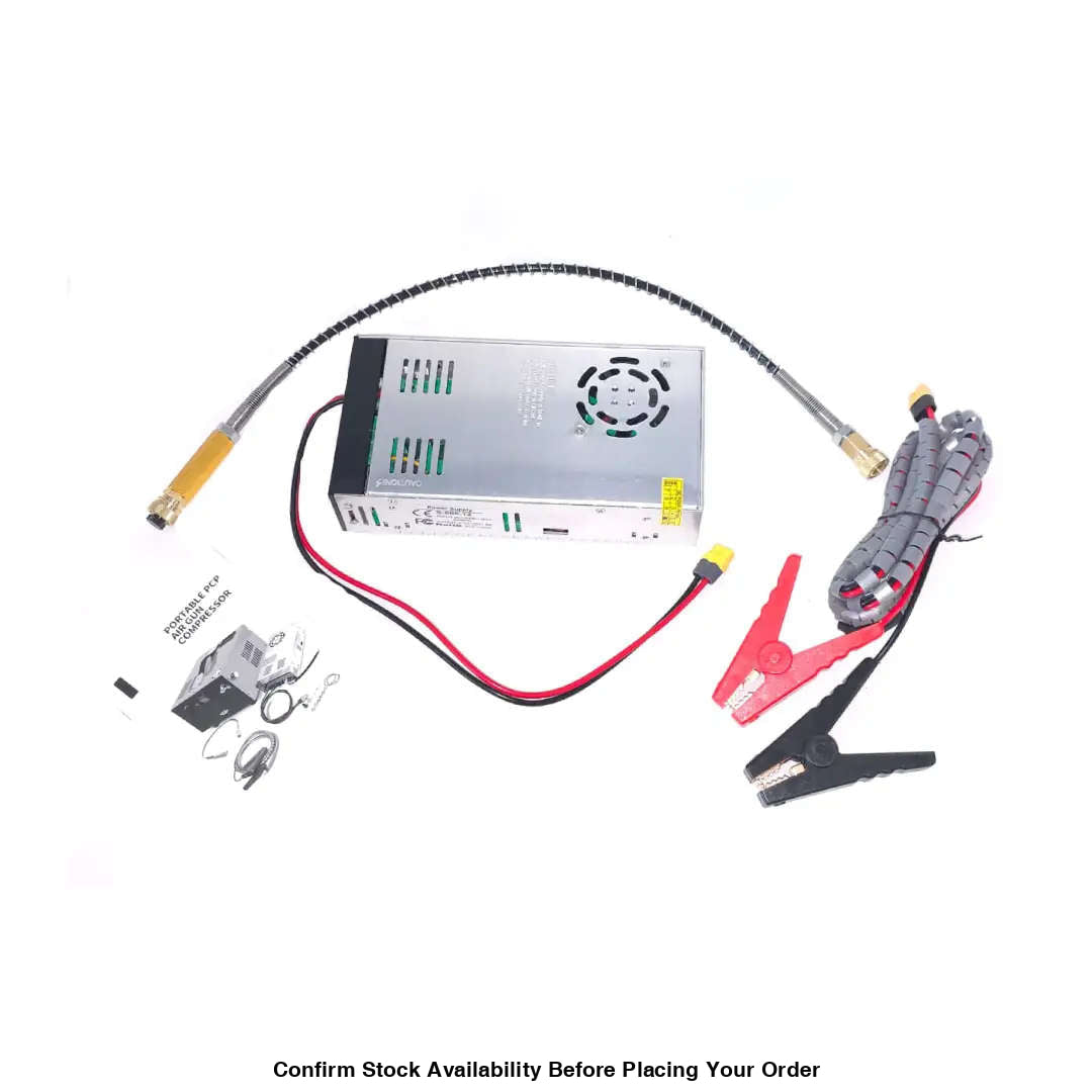 Ballistic Compact PCP Compressor 12V 300Bar/4500 PSI Black - Guards On Duty Shop