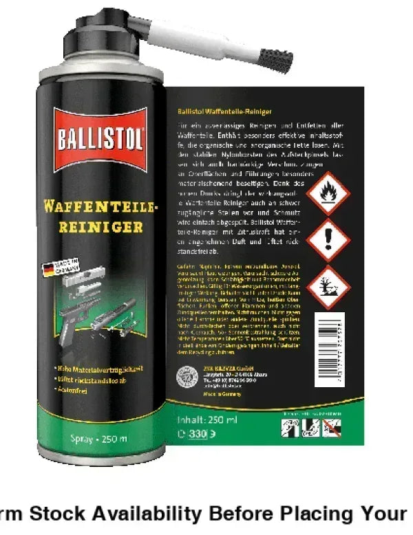 BALSIN CLEANER FOR GUN PARTS 250ML Guards On Duty Security