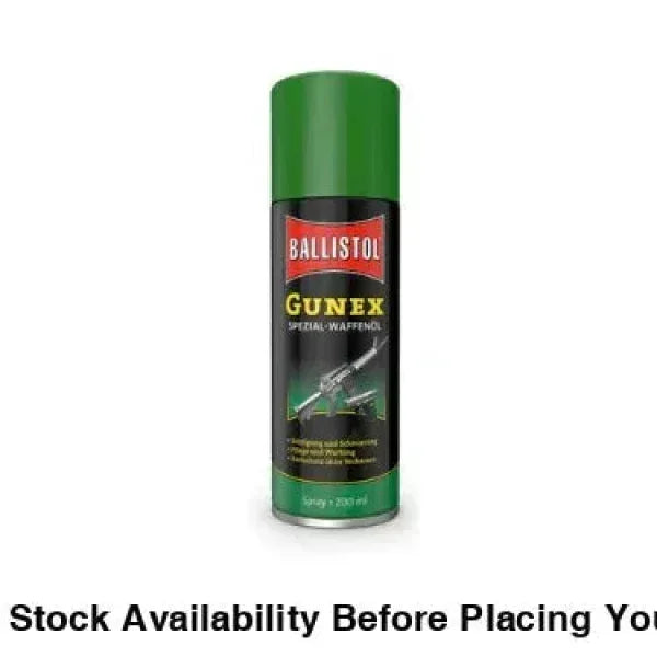 BALSIN GUNEX 2000 GUN OIL 200 ML SPRAY Guards On Duty Security