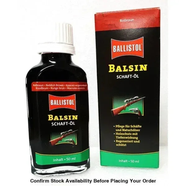 BALSIN STOCK OIL REDDISH BROWN 50ML Guards On Duty Security