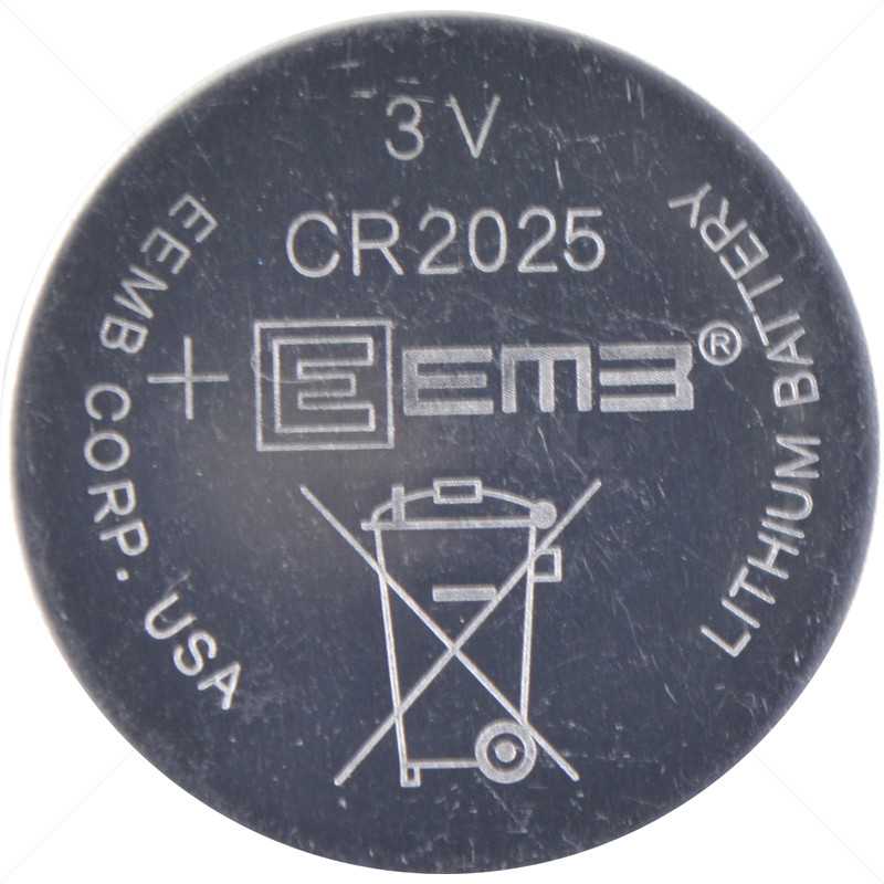 Batt Lithium 3V CR2025 20mm