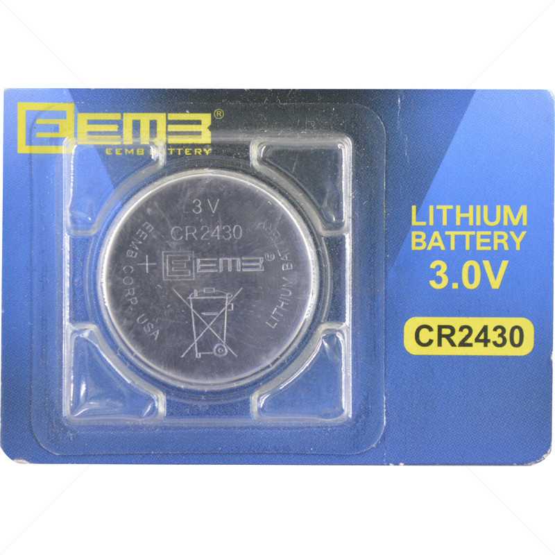 Batt Lithium 3V CR2430 24mm
