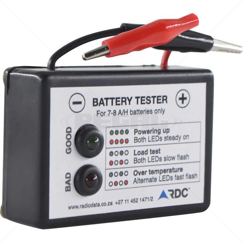 Battery - Load Tester 7-8Amp Battery Only
