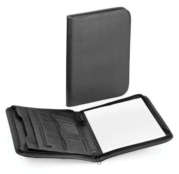 The Player Zip Around Folder+Pad - Black
