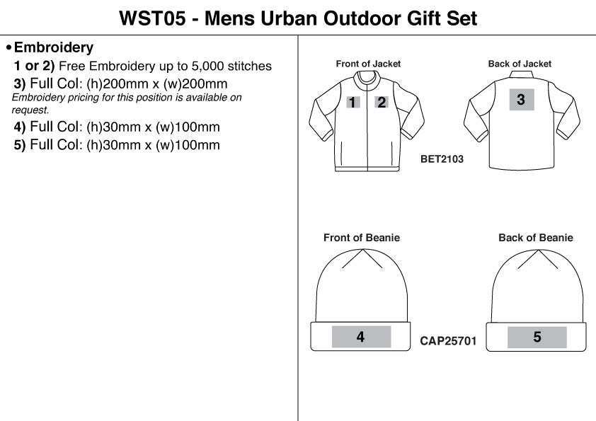 Mens Urban Outdoor Gift Set
