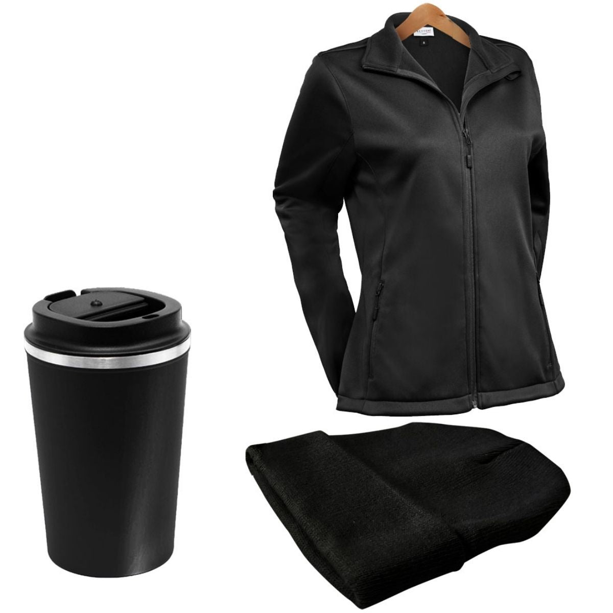 Ladies Cozy Commute Gift Set - Black