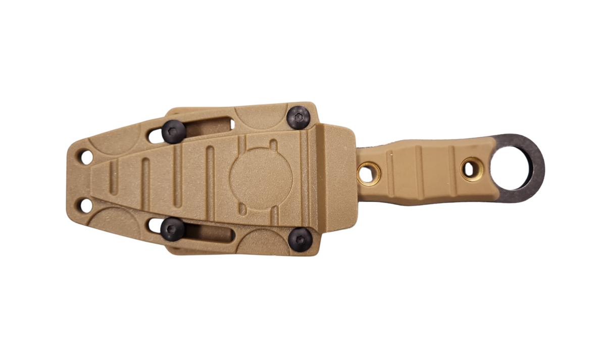 FAS7-7 EDC Fixed Blade Tan With Kydex Sheath