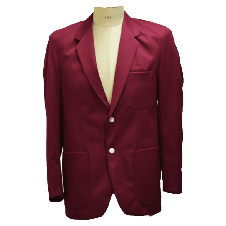 Blazer 100% Polyester - Black Navy Maroon Bottle Green Size 32-44