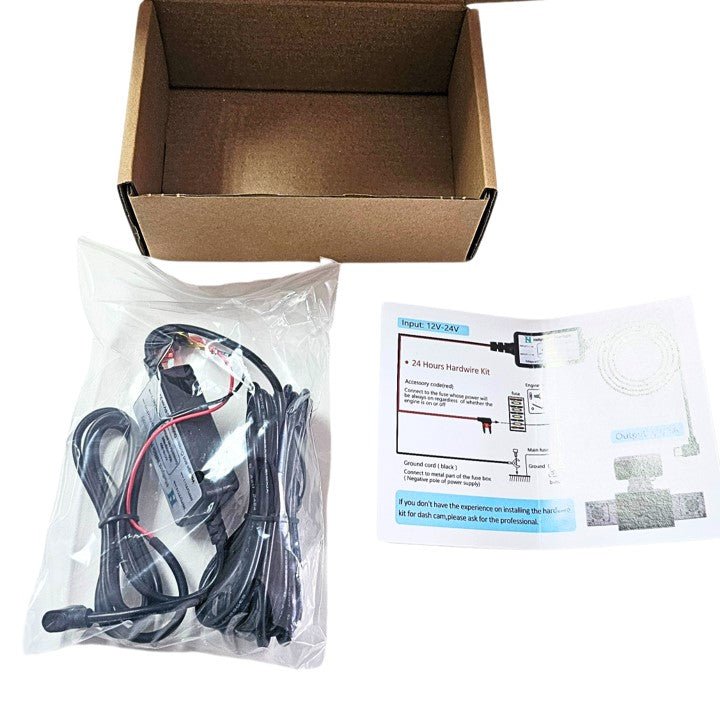 BNETA 24-Hour Parking Monitor Hardwire kit – F300 DashCam