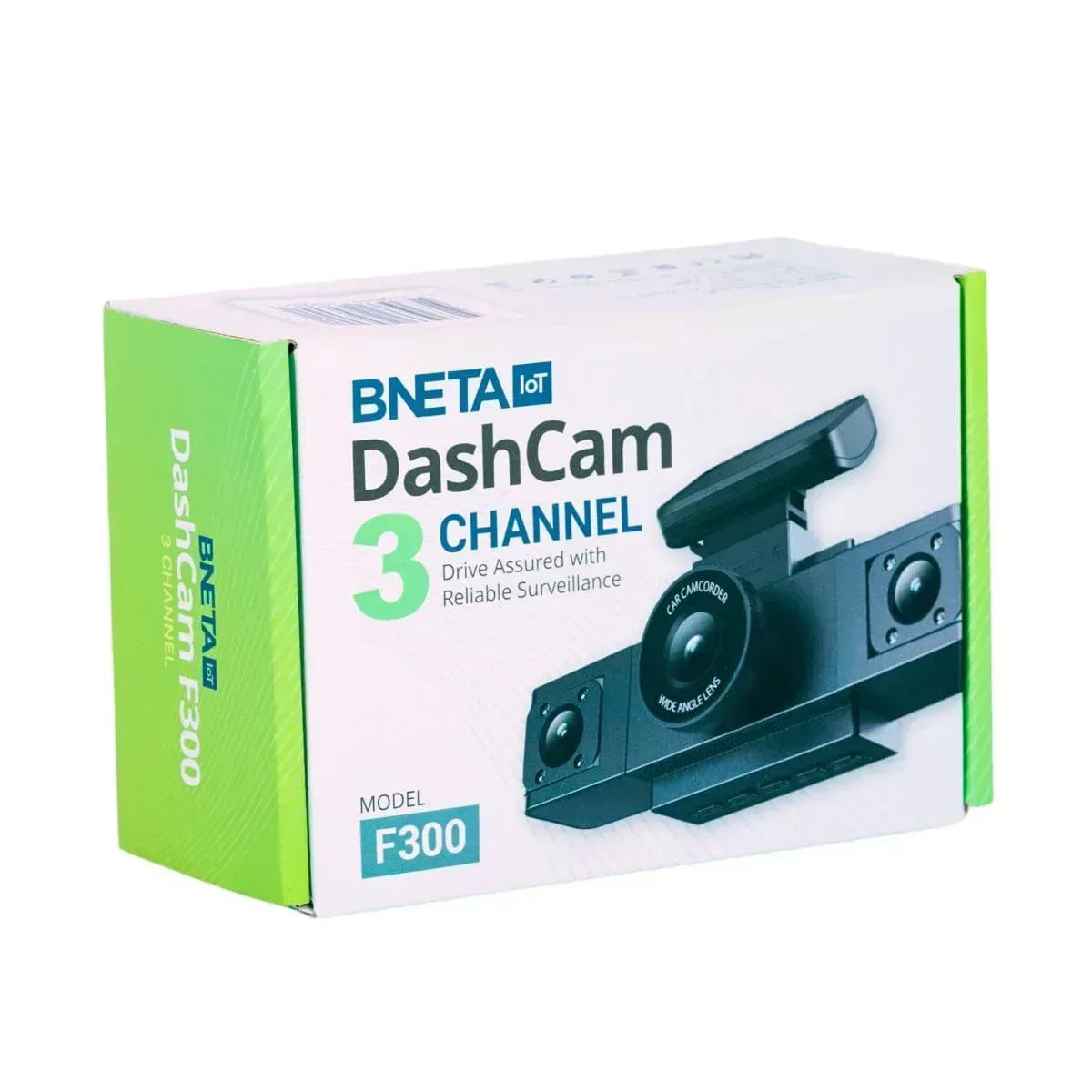 BNETA F300 2MP DashCam – 3 Channel Simultaneous recording Guards On Duty Security