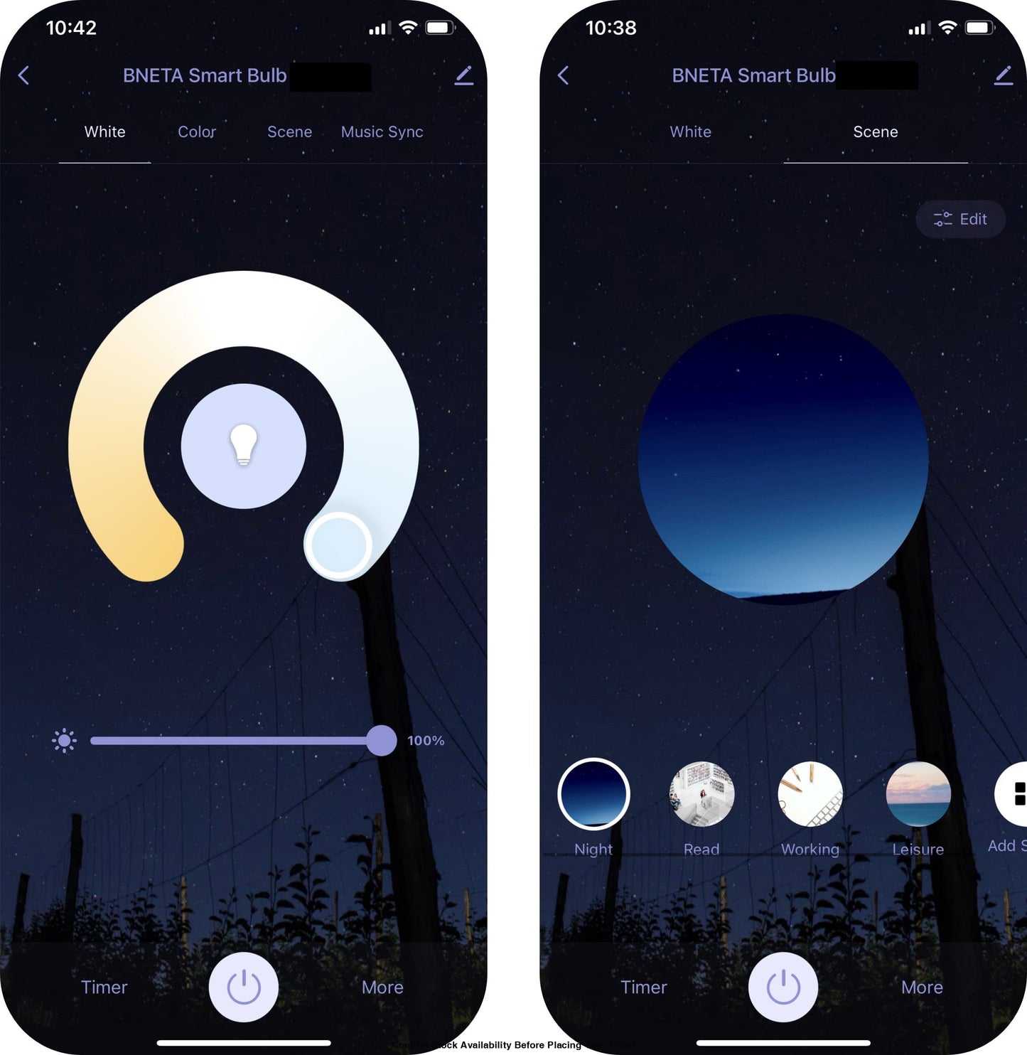 BNETA IoT Smart Filament WiFi Warm/Cool White LED Bulb (ST64W E27)