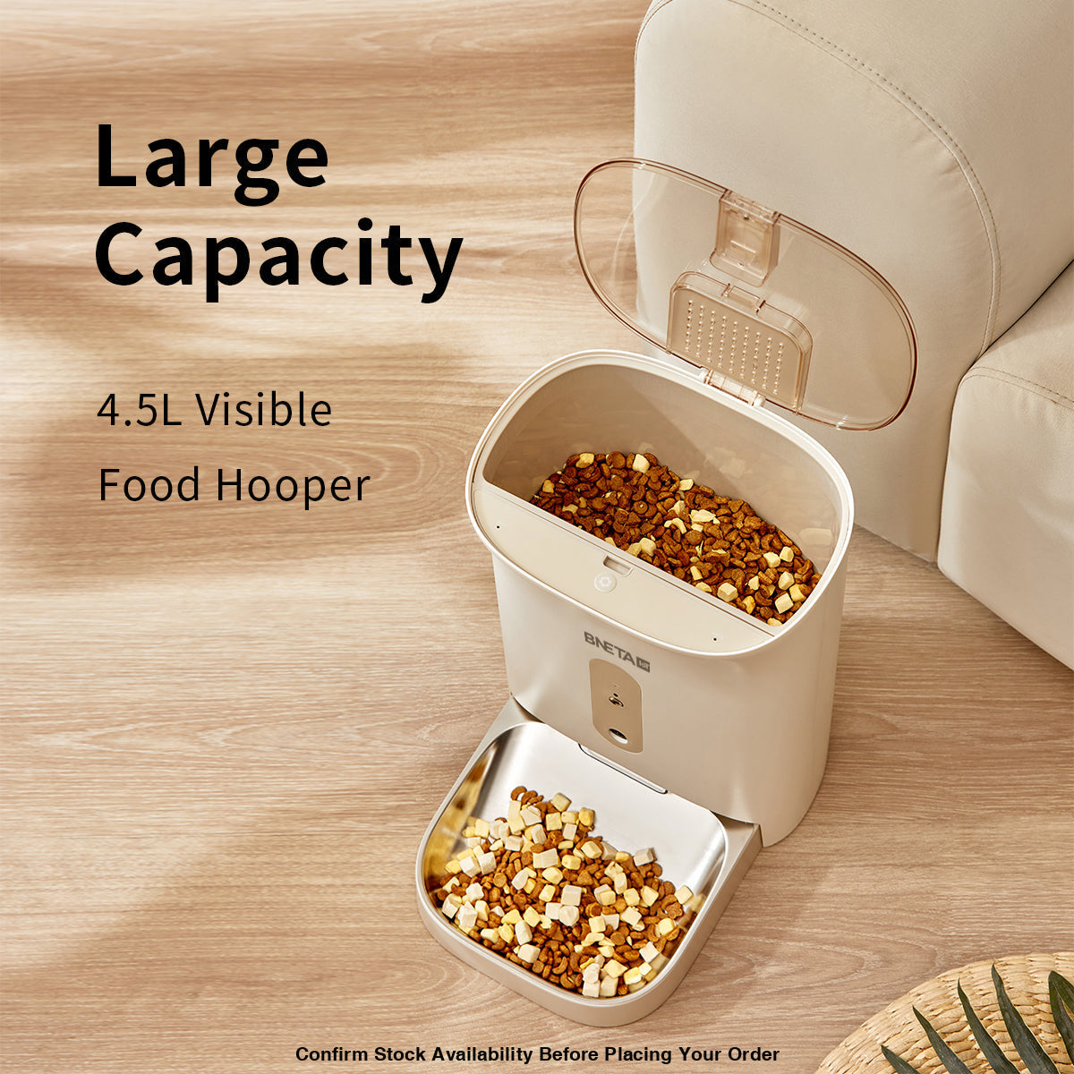 BNETA IoT Smart Pet Feeder with HD Fish Eye Camera - BNETA Smart Pet Feeder