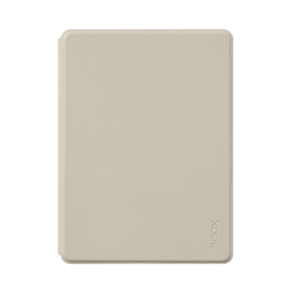 BOOX Go 6 Gen II magnetic case in beige, closed front view