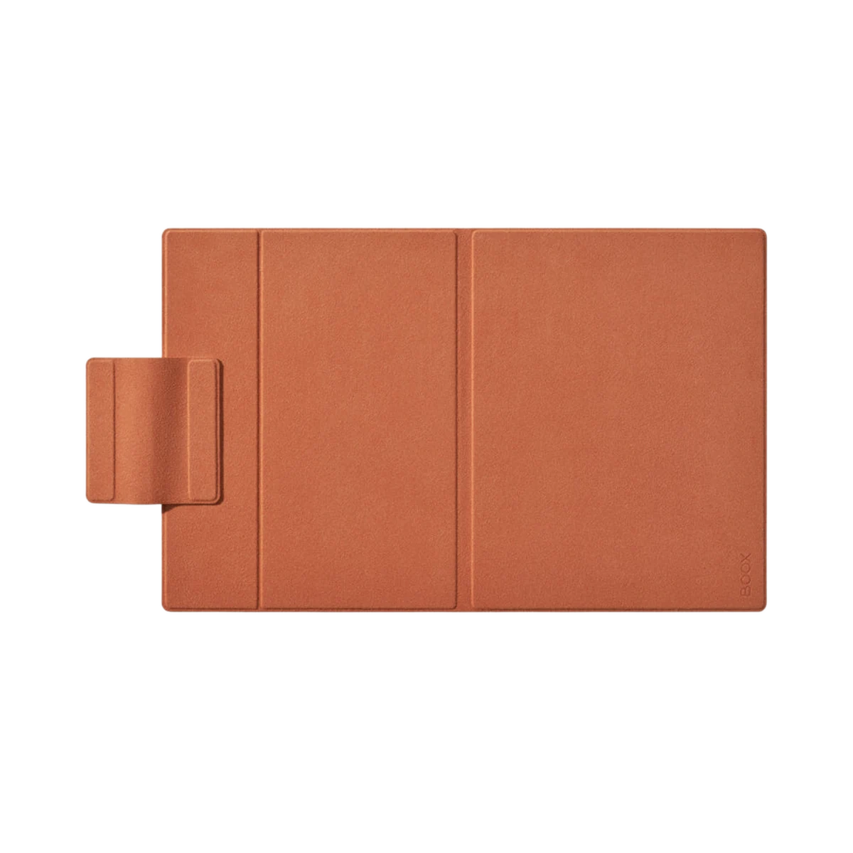 Boox Go Lumi Magnetic Cover — Orange, open flat