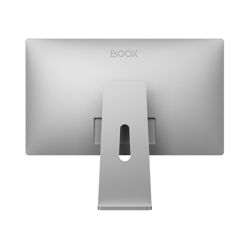 BOOX Mira Pro (Color) 25.3″ E Ink Monitor — rear view with stand