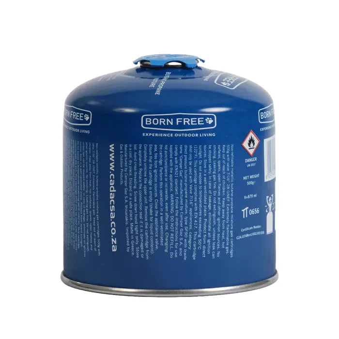 CADAC Born Free 500g Resealable Gas Cartridge - Guards On Duty Shop & Security Guards