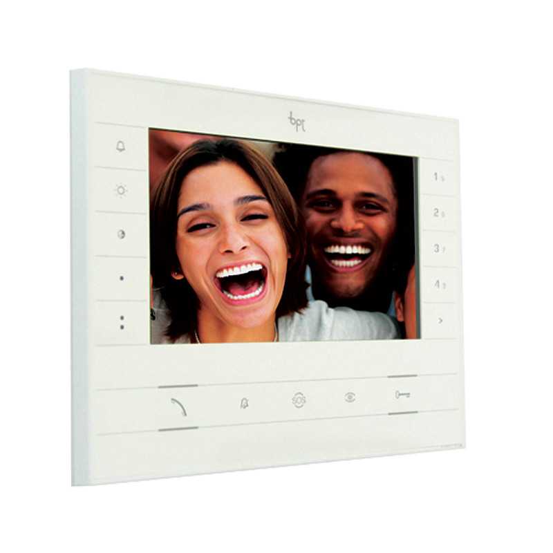 BPT Video Handsfree 7" Soft Touch Screen