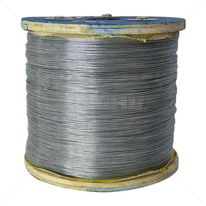 Braided Wire - Galv 1.2mm / 22Kg Reel