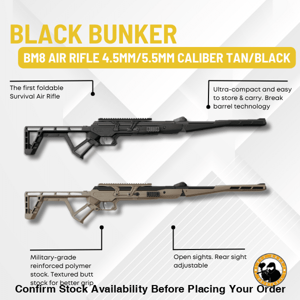 Bunker BM8 Air Rifle 4.5mm Tan - Guards On Duty Shop