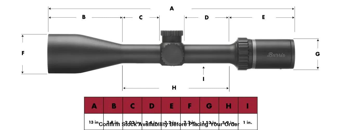 BURRIS FULL FIELD SCOPE 4.5-14x42MM BALLISTIC PLEX E1 - BURRIS FULL FIELD SCOPE