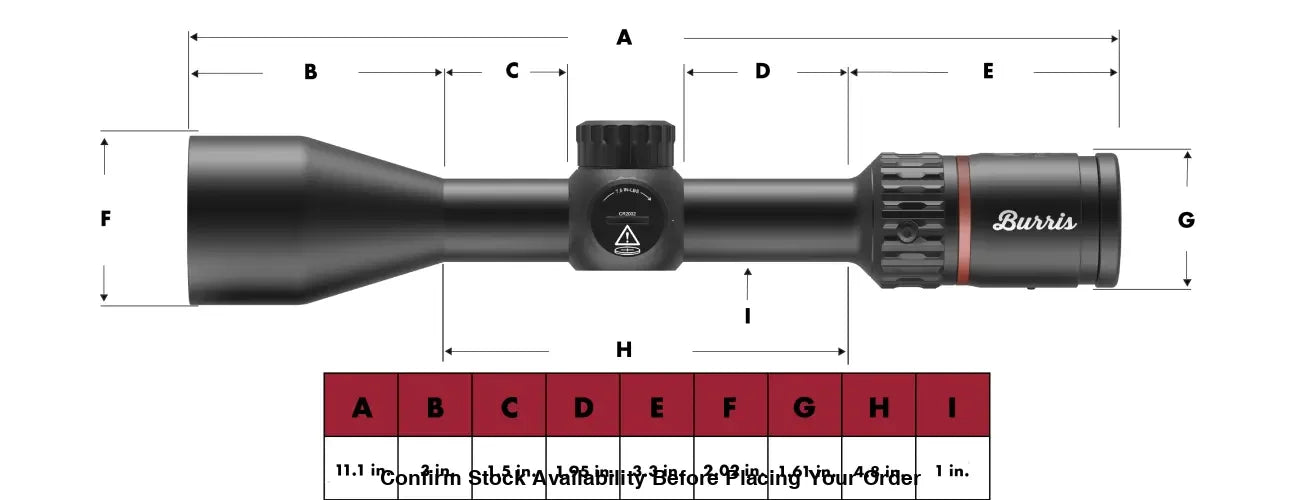 BURRIS SCOPE FULL FIELD 3-12x42MM PLEX KSB - BURRIS SCOPE FULL FIELD