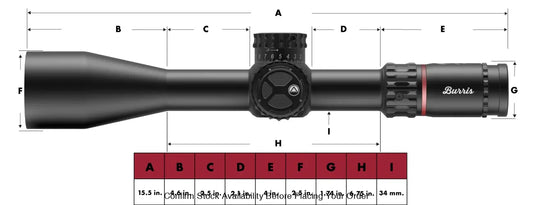 BURRIS SCOPE XTR PS 5.5-30X56 iSCR2 MIL - BURRIS SCOPE XTR