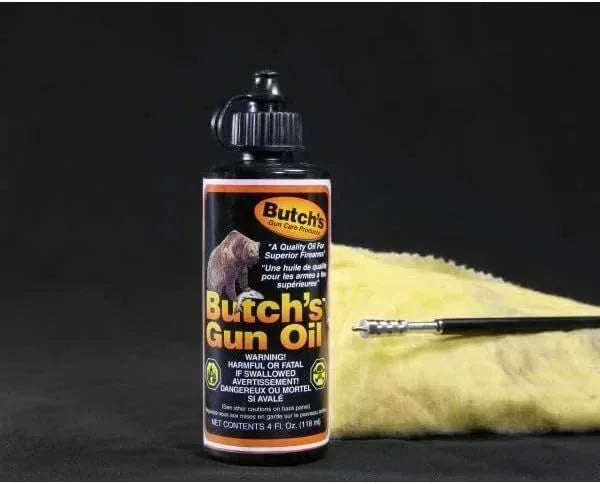BUTCH'S BENCH REST GUN OIL 4oz Guards On Duty Security