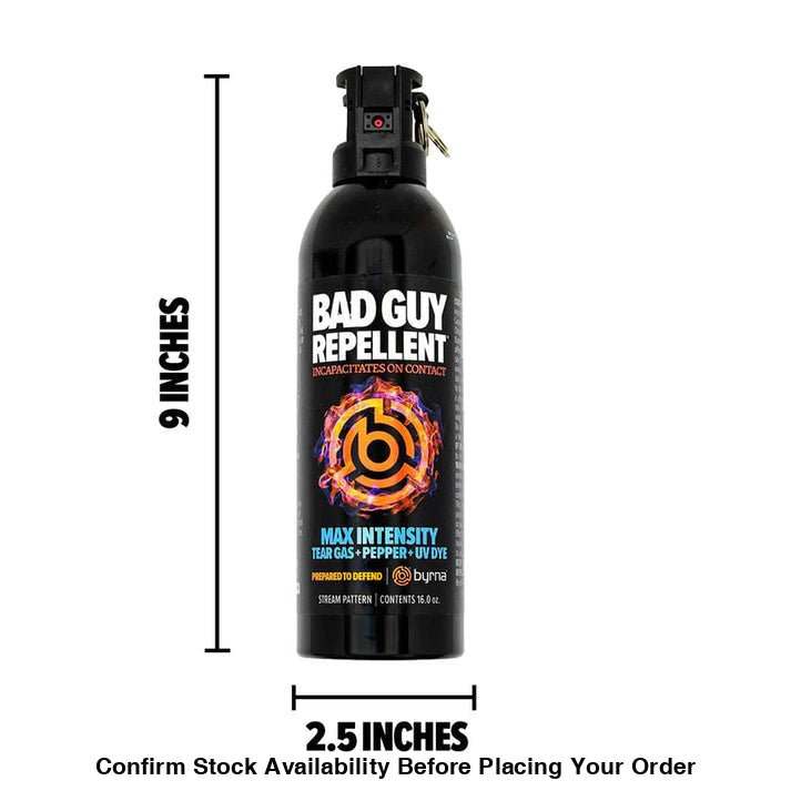 BYRNA BAD GUY REPELLENT MAX 1 LB (BM) BULK BUY 10 X CANS - Guards On Duty Shop