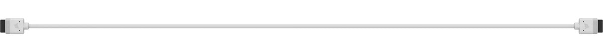 Corsair iCUE LINK Cable; 1x 600mm with Straight connectors; White