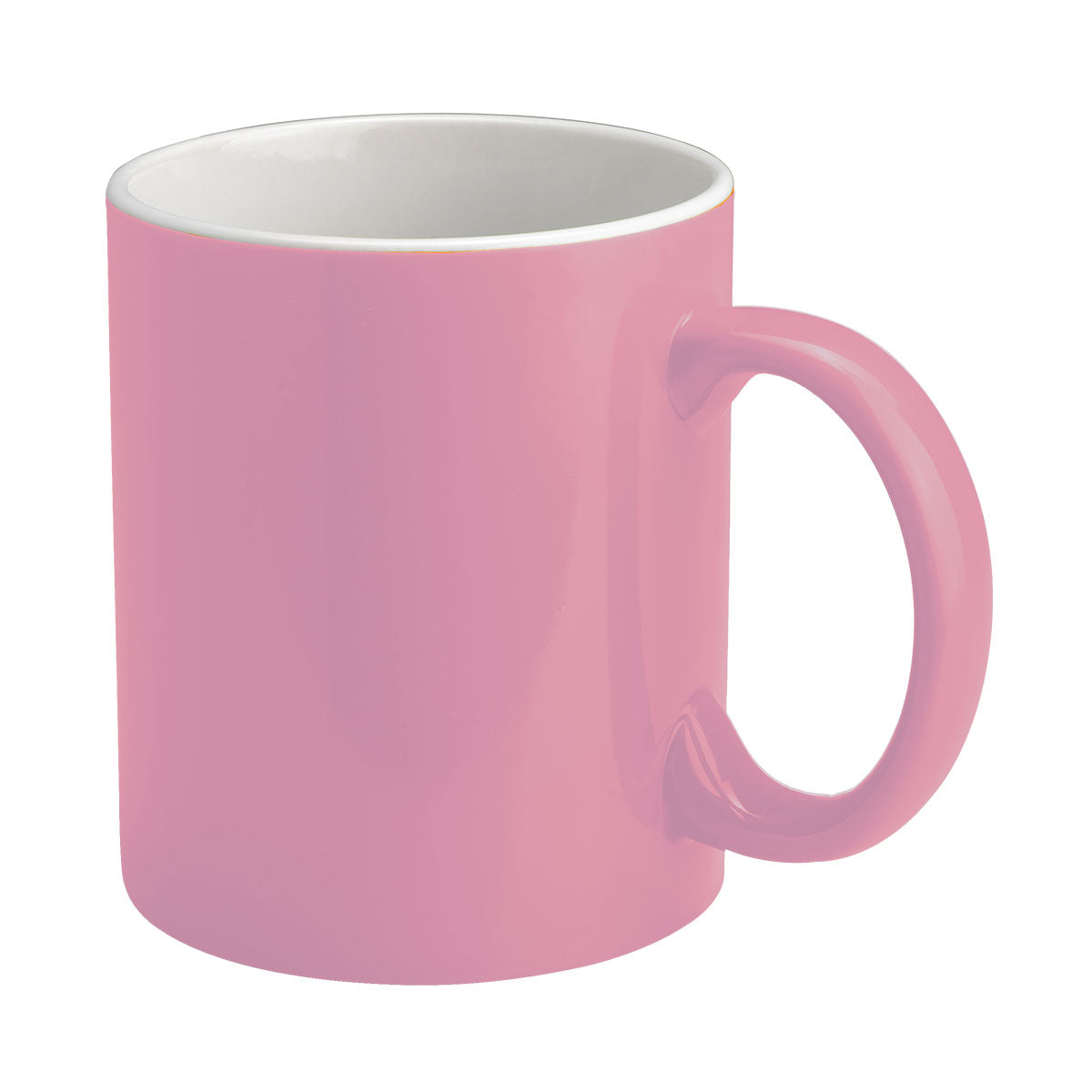 300ml 2 Tone Ceramic Mug - Pink A