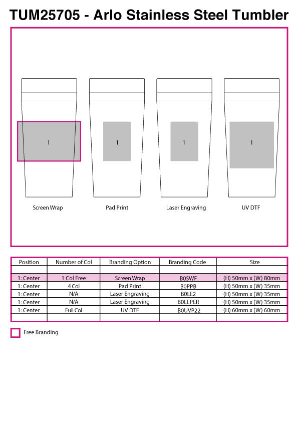 Arlo Stainless Steel Tumbler