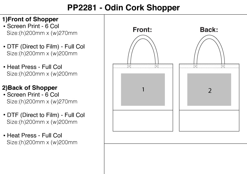 Odin Cork Shopper
