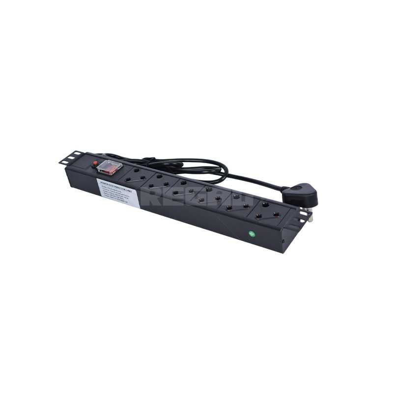 Cabinet 1.5U PDU 19" 6-Way 16A SA Outlet (Request On)