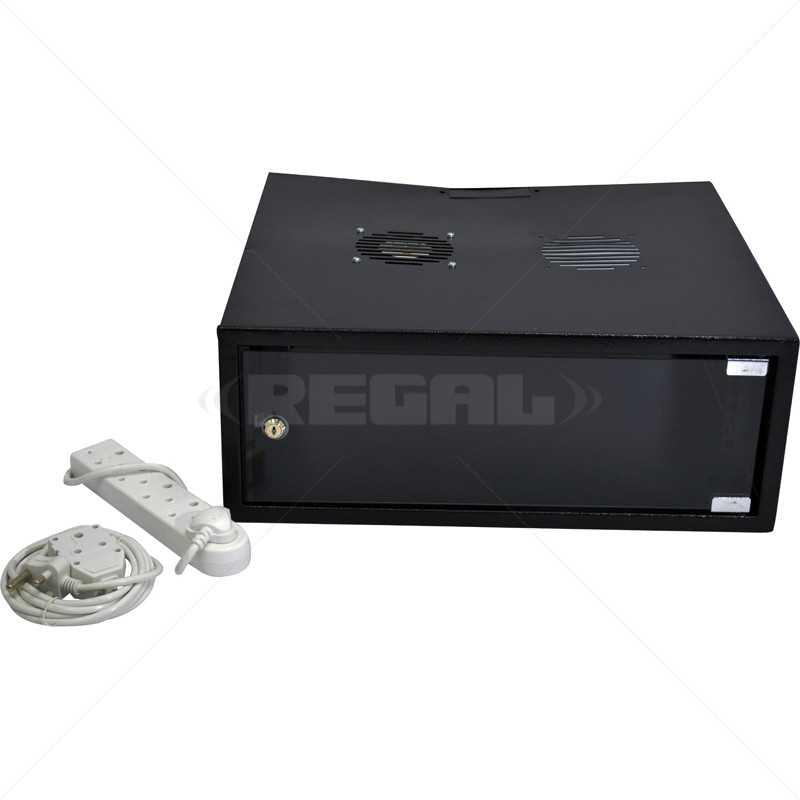 Cabinet 4U Wall Box Solid 500mm F&P