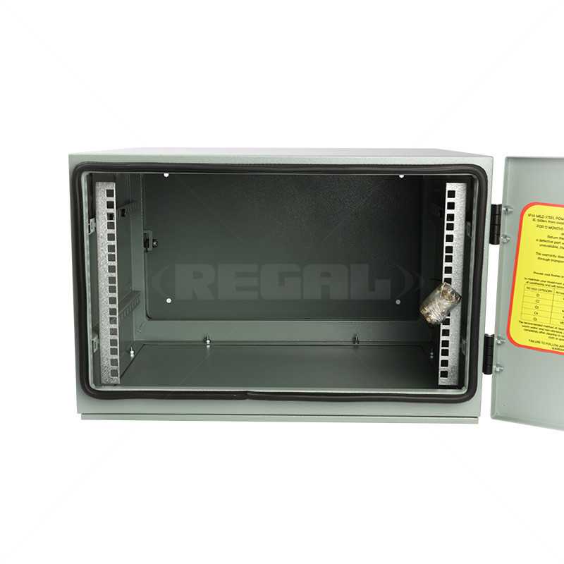 Cabinet 6U Wall Mount Outdoor 600x550mm IP55 Grey