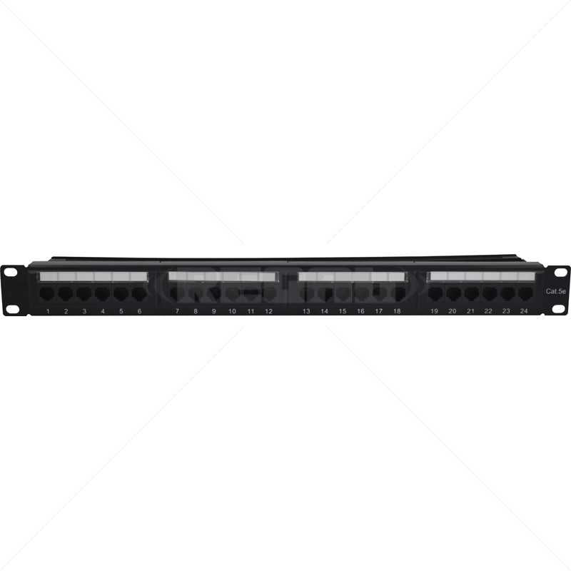 Cabinet Patch Panel CAT5E UTP 24-Port (o Cabinet / Rack)