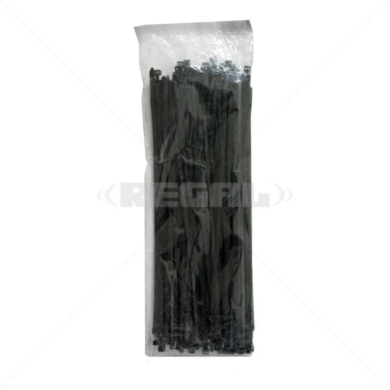 Cable Tie - 305 x 4.7mm Black per 100 Pack