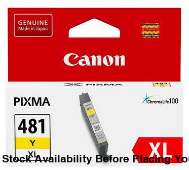 Canon CLI-481Y XL Yellow Ink Cartridge