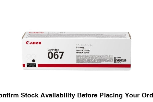 Canon CRG 067 Black Toner Cartridge