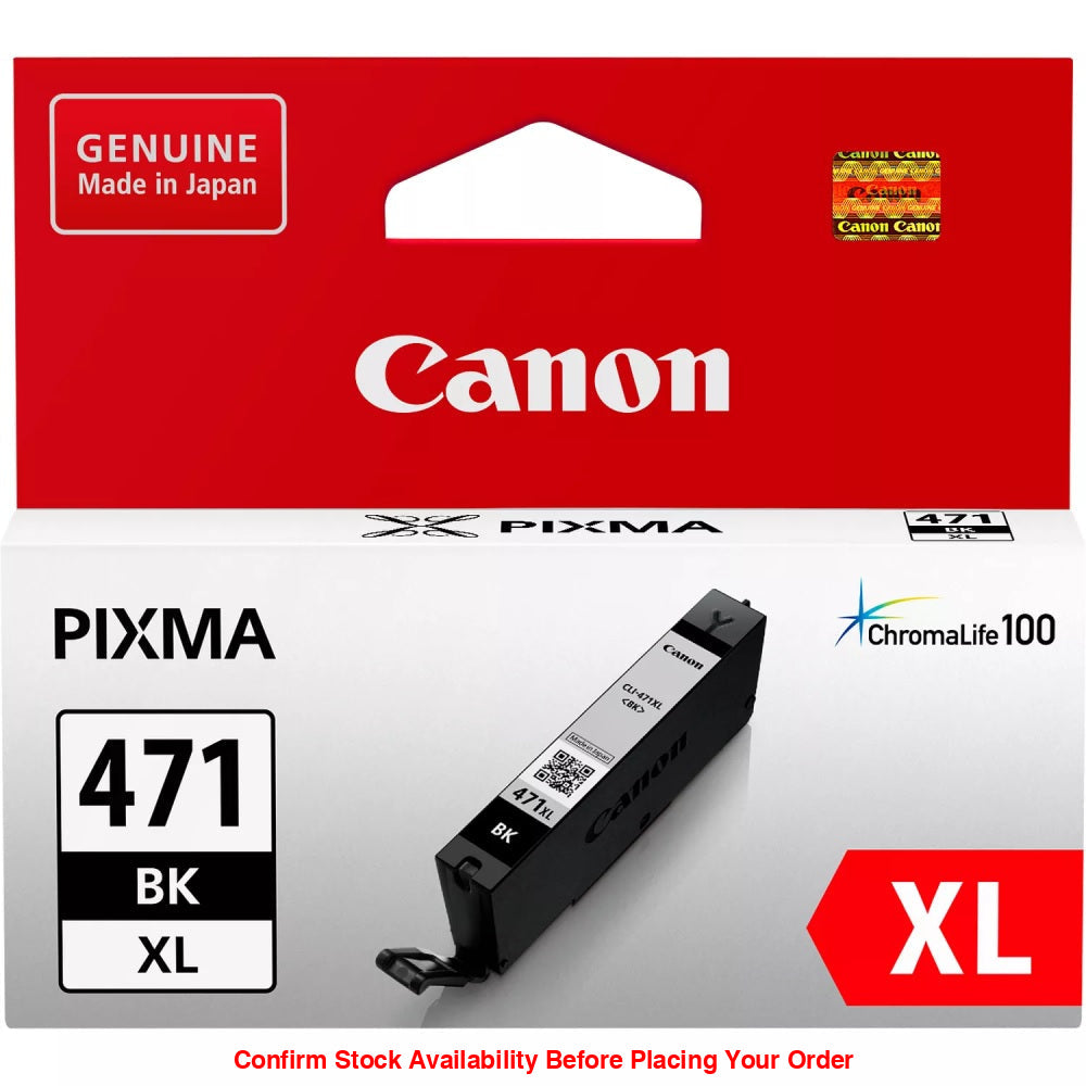 CANON-INK-CLI-471 XL BK-MG5740/ MG7740/ TS5040/ TS6040/TS8040/ TS9040- YIELD 5565 - Guards On Duty Shop & Security Guards