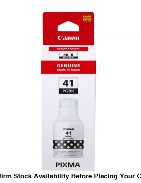CANON-INK-GI-41 BK-G1420/ G2420/ G2430/ G2470/ G3420/ G3430/ G3470 - YIELD OF 6 000 - Guards On Duty Shop