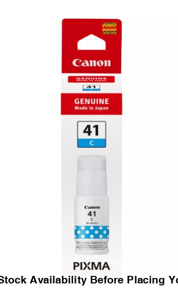 CANON-INK-GI-41 C-G1420/ G2420/ G2430/ G2470/ G3420/ G3430/ G3470 - YIELD OF 7 700 - Guards On Duty Shop